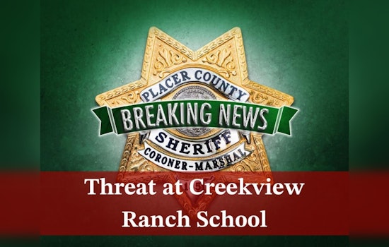 Juvenile Arrested After Bomb Threat Evacuates Creekview Ranch School in Roseville Area