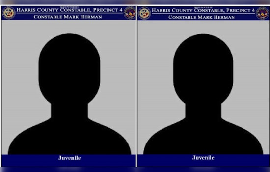 Juvenile Duo Apprehended for Burglary in Harris County, Awaiting Charges