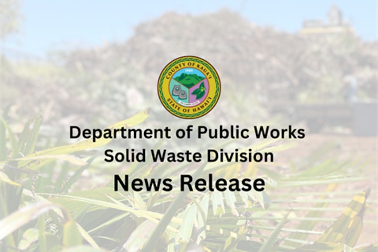 Kapa‘a Refuse Station Resumes Operations After Trash Chute Repair, Kauai County Announces