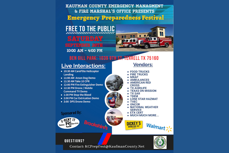 Kaufman County Invites Residents to Free Preparedness Festival to Strengthen Community Safety Ties