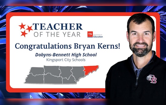 Kingsport Educator Bryan Kerns Crowned Tennessee Teacher of the Year for 2024-25