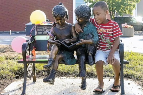 Knox County Appeals for Help to Find Stolen Beloved Reading Children Statue from Thomas "Tank" Strickland Park