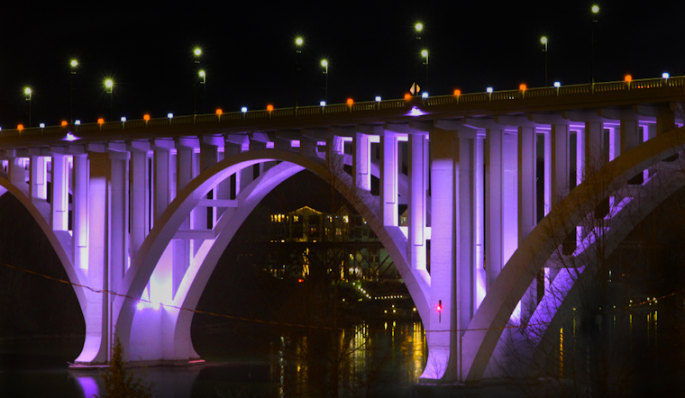 Knoxville's Henley Bridge to Sparkle Again with Advanced LED Lighting for UT Game and Civic Events