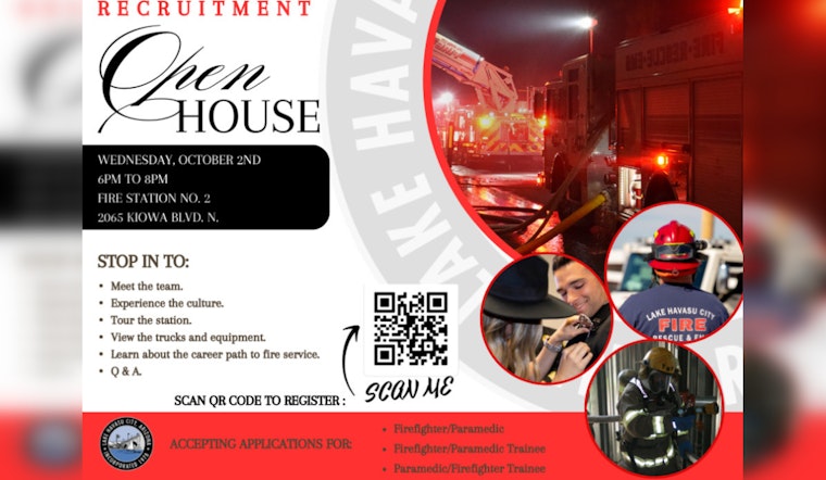 Lake Havasu City Fire Department Welcomes Prospective Firefighters at Open House Recruitment Event