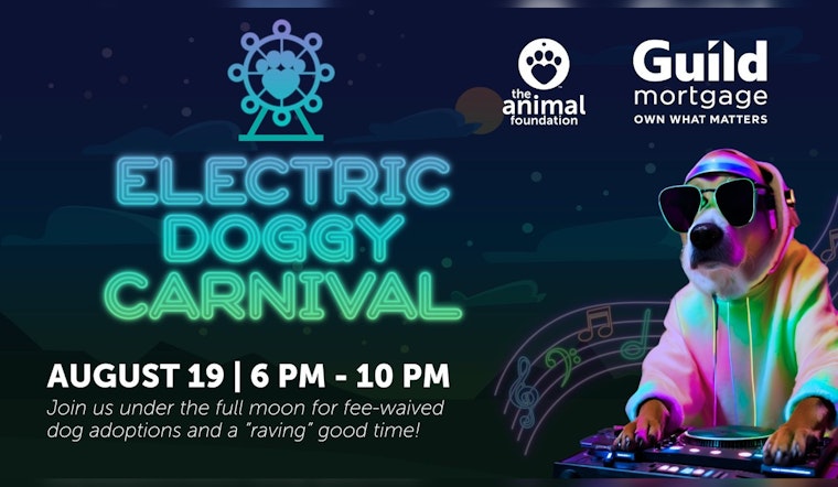 Las Vegas to Host 'Electric Doggy Carnival' for Nighttime Adoption Extravaganza at The Animal Foundation
