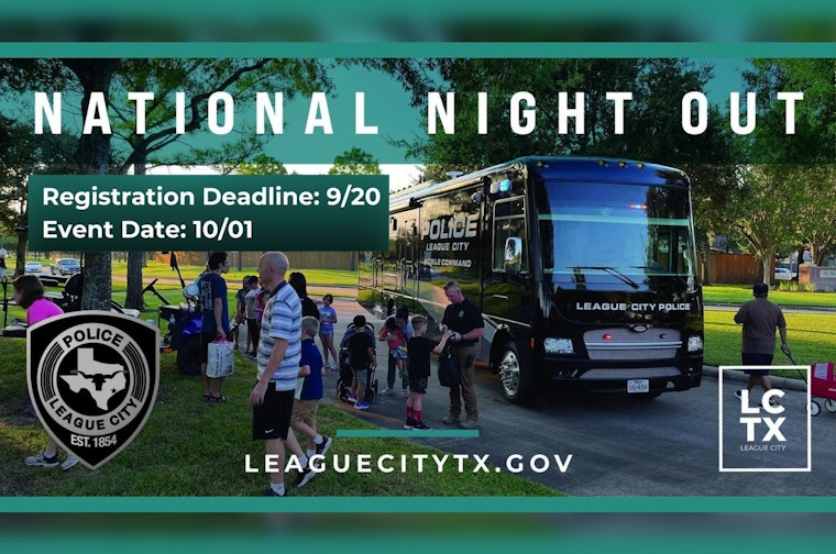League City Gears Up for National Night Out, Register by September 20 to Join the Community-Police Celebration