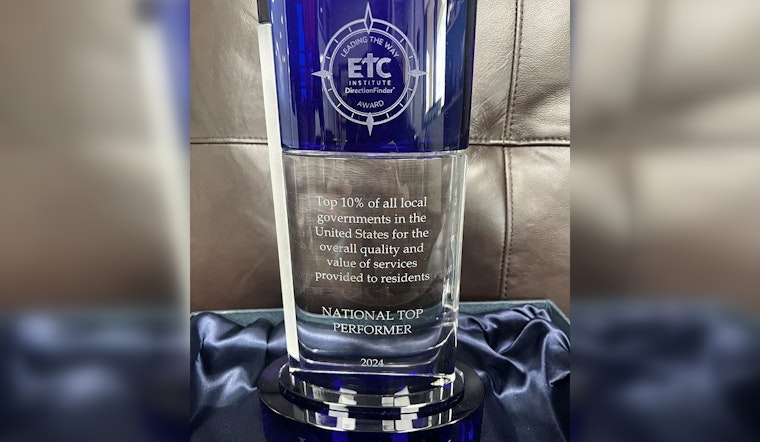 League City Honored with "Leading the Way Award" for Outstanding Public Service Delivery