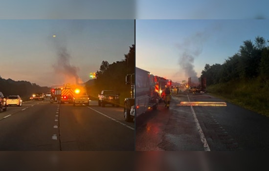 Lenoir City Authorities Respond to Semi-Truck Blaze on I-40, No Injuries Reported