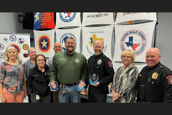 Lewisville Police Department Honored as Outstanding Crime Prevention Agency in Texas