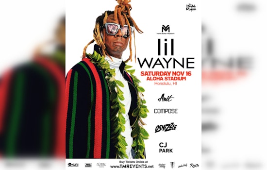 Lil Wayne Set to Ignite Honolulu with an Electrifying Performance at Aloha Stadium