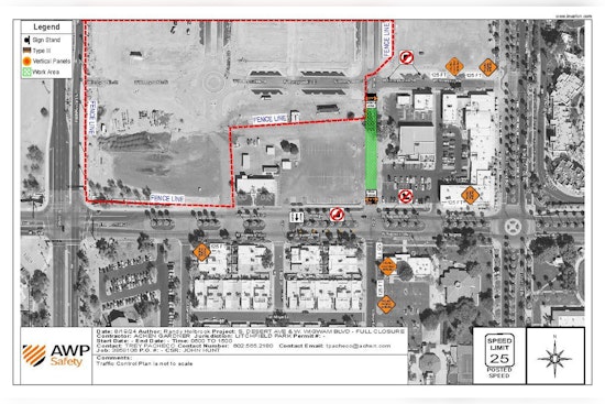 Litchfield Park Road Closure Scheduled on Desert Avenue for Paving Work