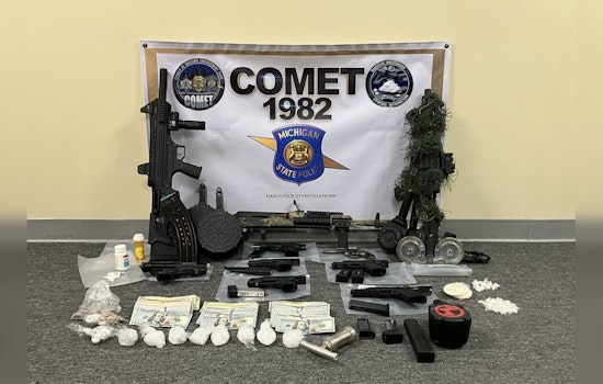 Major Drug Bust in Detroit: Michigan State Police Seize Arms, Cash, and Lethal Drugs