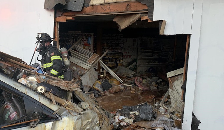 Man Arrested for Suspected DUI After Crashing Into North Seattle Warehouse, Passenger Detained
