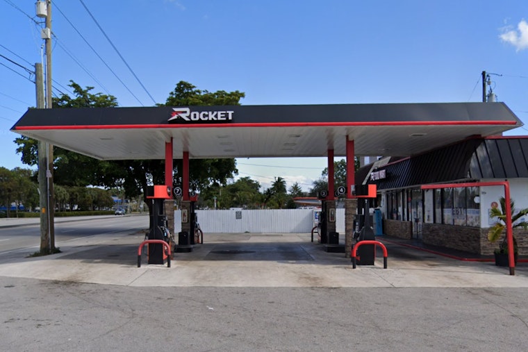 Man Hospitalized After Non-Fatal Shooting at Davie Gas Station, Gunman Sought by Police