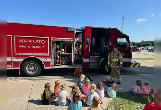 Mankato Fire Crew Fosters Safety and Unity, From Educational Visits at Loyola School to Delight at 'Songs on the Lawn'