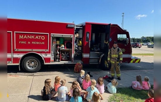 Mankato Fire Crew Fosters Safety and Unity, From Educational Visits at Loyola School to Delight at 'Songs on the Lawn'