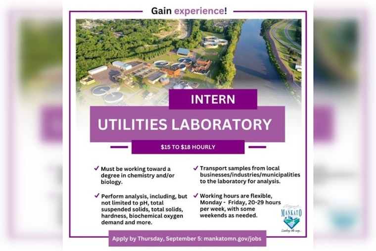 Mankato Seeks Passionate Laboratory Intern for Environmental Sustainability Projects