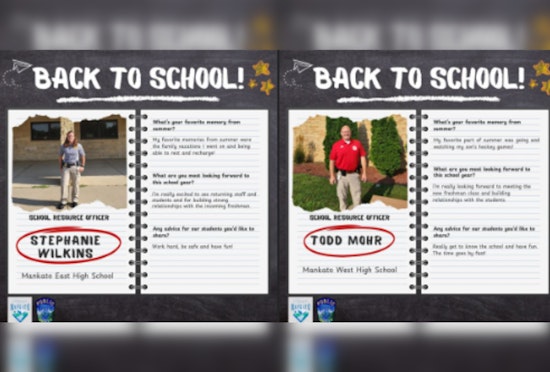Mankato's School Resource Officers Eagerly Welcome Students for a New Year of Learning and Growth