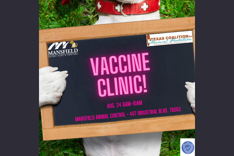 Mansfield Hosts Affordable Pet Vaccine Clinic This Saturday in Partnership with TCAP