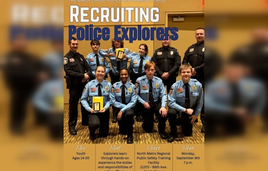 Maple Grove Police Department Invites Youths to Law Enforcement Explorer Program Open House