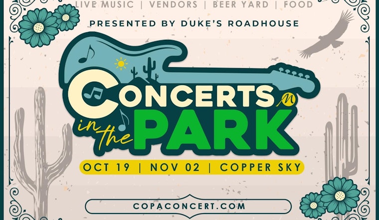 Maricopa Announces Free 'Concerts in the Park' Series for Fall Fun and Live Music at Copper Sky Regional Park