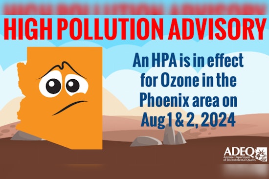 Maricopa County Hit with Ozone High Pollution Advisory, Phoenix Residents Urged to Limit Outdoor Activities