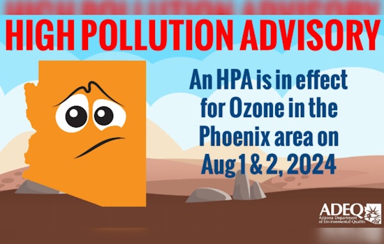 Maricopa County Hit with Ozone High Pollution Advisory, Phoenix Residents Urged to Limit Outdoor Activities