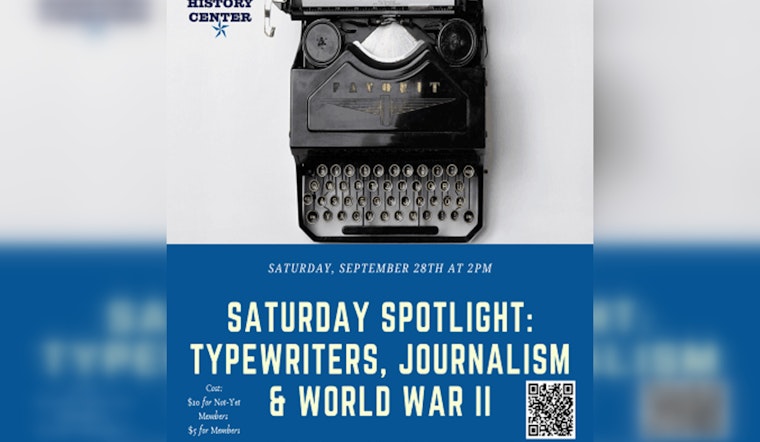 Marietta History Center Hosts WWII Typewriter Exhibition with an Interactive Experience