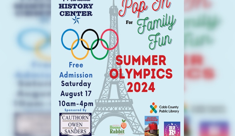 Marietta History Center to Host Free Olympic-Themed Family Day on August 17