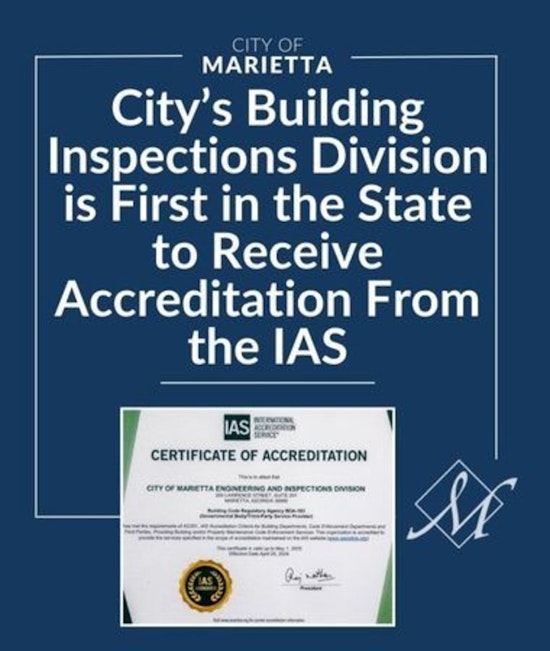 Marietta Sets the Standard as First City in Georgia with IAS-Accredited Building Inspections Division