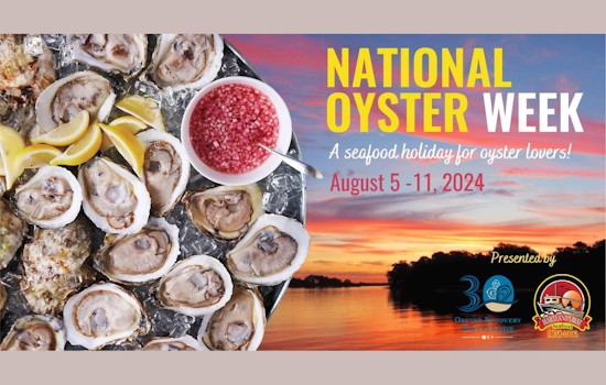 Maryland Declares August 5-11 National Oyster Week to Support Sustainable Practices and Chesapeake Bay Health