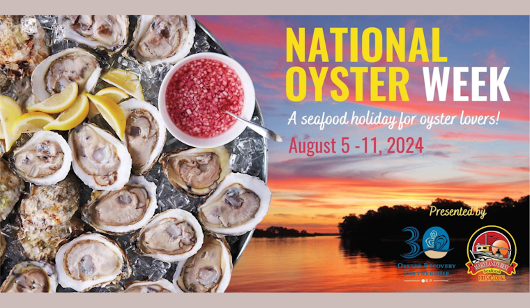 Maryland Declares August 5-11 National Oyster Week to Support Sustainable Practices and Chesapeake Bay Health