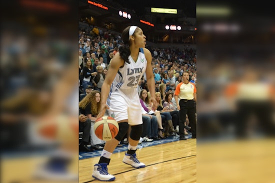 Maya Moore's No. 23 Jersey Ascends to the Rafters as Minnesota Lynx Clinch Playoff Spot Amidst Celebrations at Target Center