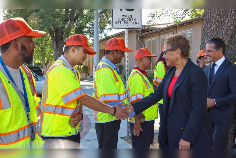 Mayor Karen Bass Champions Safer Commutes with Traffic-Calming Measures Around Los Angeles Schools