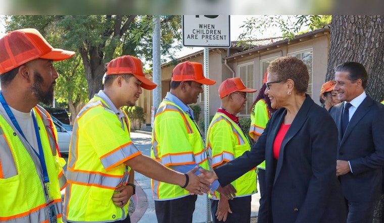 Mayor Karen Bass Champions Safer Commutes with Traffic-Calming Measures Around Los Angeles Schools