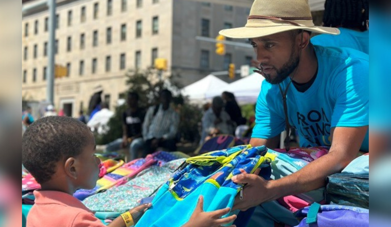 Mayor Scott Leads the Charge with "Back to School Kick-Off" Event