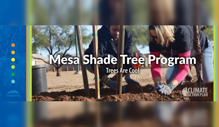 Mesa Residents Offered Free Shade Trees to Boost Energy Savings at Upcoming Workshop