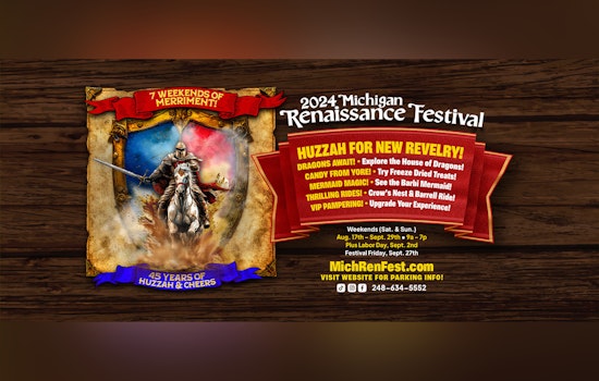Metro Detroit Bustles with Weekend Events Including Woodward Dream Cruise, Renaissance Festivities, and Global Cuisine