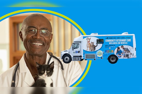 Miami-Dade Partners with Friends of Miami Animals to Launch Free 'Wellness on Wheels' Mobile Vet Clinic in Underserved Areas