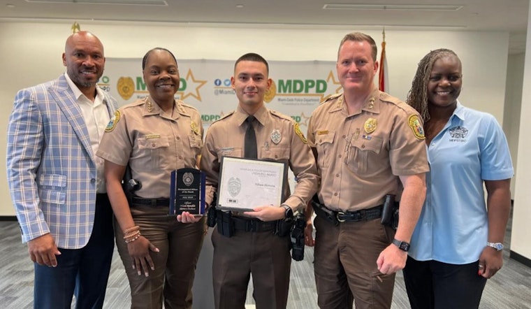 Miami's Newly-Minted Officer Hailed as Hero for Saving Stabbing Victim's Life at Miami Gardens Gym