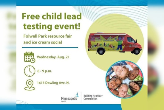 Minneapolis Health Department Offers Free Lead Testing for Kids at Folwell Park Community Fair