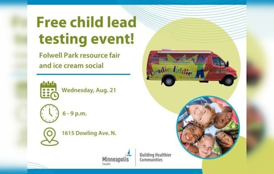 Minneapolis Health Department Offers Free Lead Testing for Kids at Folwell Park Community Fair