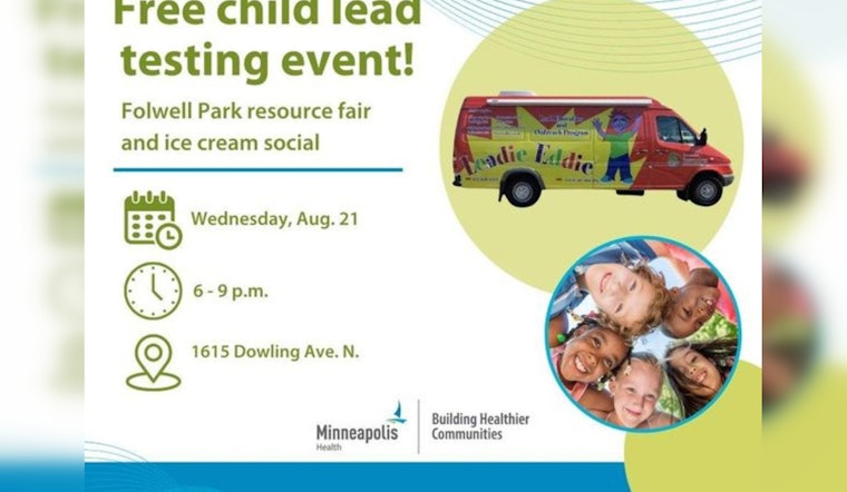 Minneapolis Health Department Offers Free Lead Testing for Kids at Folwell Park Community Fair