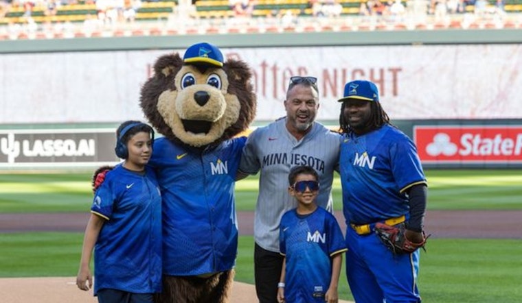 Minneapolis Police Chief Throws Ceremonial First Pitch at Twins Game, Symbolizing Unity and Trust-Building with Community