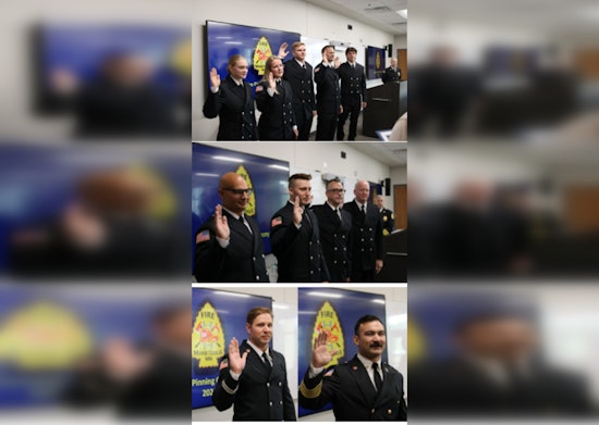 Minnetonka Fire Department Celebrates Firefighters at Badge Pinning Ceremony