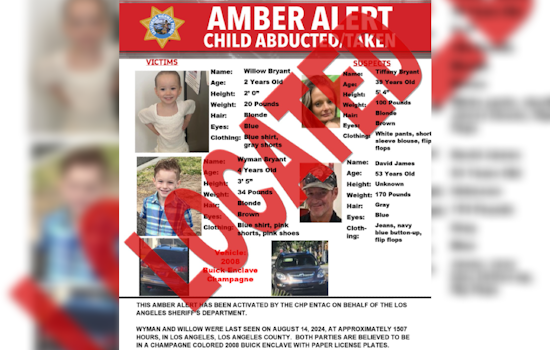 Missing Siblings Found Safe in L.A., Parents in Custody after Multi-County Search Effort
