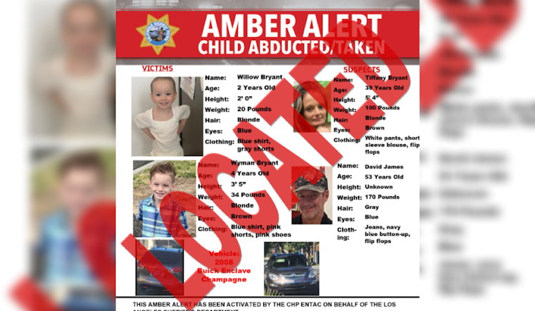 Missing Siblings Found Safe in L.A., Parents in Custody after Multi-County Search Effort
