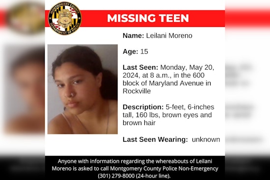 Montgomery County Police Intensify Search for Missing Rockville Teen, Seek Public's Help