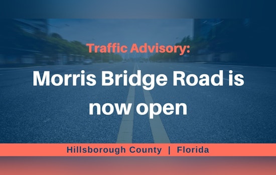 Morris Bridge Road is Back in Business as Hillsborough County Reopens It After Flood-Induced Closure