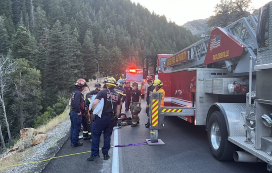 Motorcyclist in Critical Condition After 70-Foot Plunge into River in Big Cottonwood Canyon
